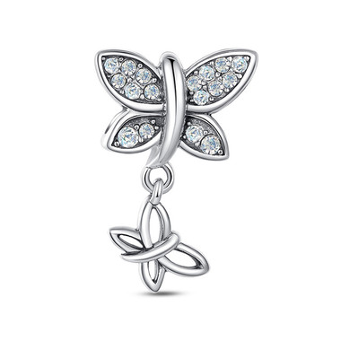 FANCY BUTTERFLY DANGLE CHARM - SWAROVSKI