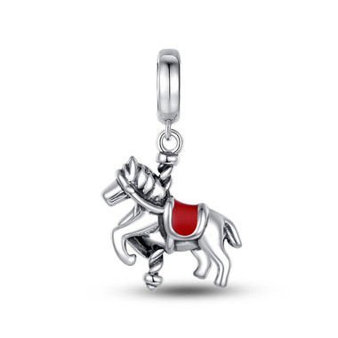 CAROUSEL HORSE DANGLE CHARM