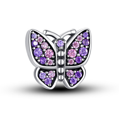 VIOLET BUTTERFLY CHARM