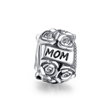 MOM ROSE BOUQUET CHARM