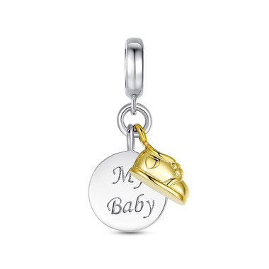 MY BABY SHOE DANGLE CHARM