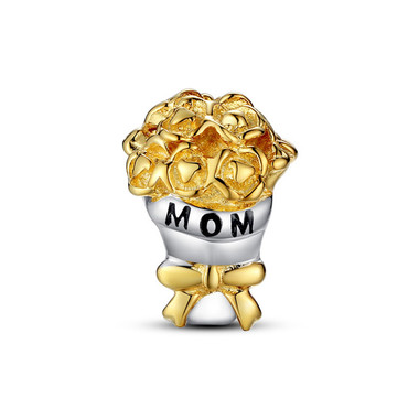 LOVE "MOM" GOLD BOUQUET CHARM