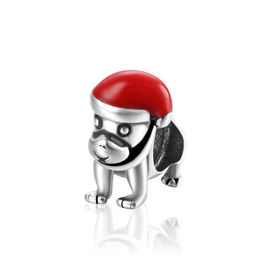 Christmas dog Charm