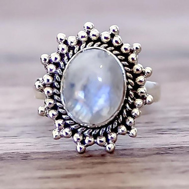 MOONSTONE RING - MOON CHILD