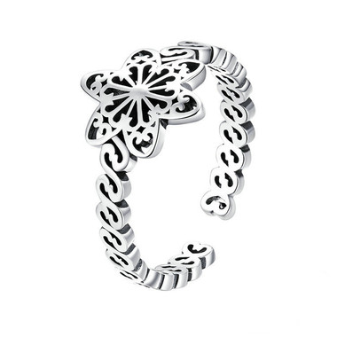 STERLING SILVER RING - SNOW FLAKE