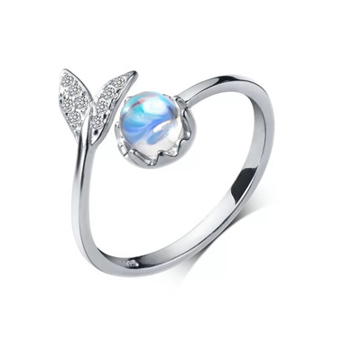 MOONSTONE RING - MERMAID