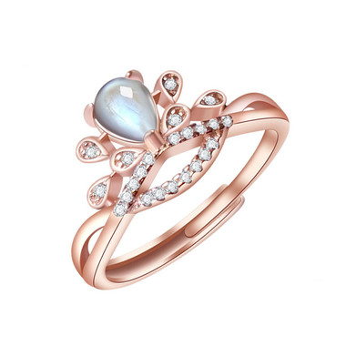 MOONSTONE RING - CROWN