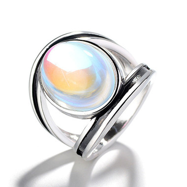 MOONSTONE RING - COLORFUL