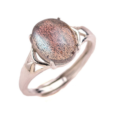 MOONSTONE RING - GREY MOONLIGHT