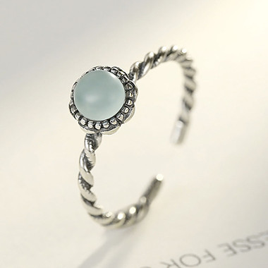 MOONSTONE RING - KNIT