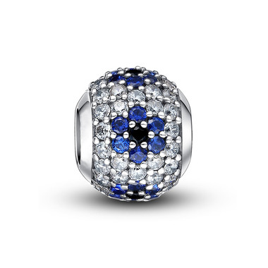 BLUE PAVED CRYSTAL CHARM