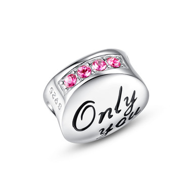 "ONLY YOU" MEDALLION CHARM - SWAROVSKI