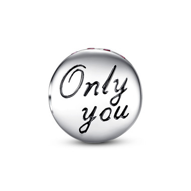 "ONLY YOU" MEDALLION CHARM - SWAROVSKI