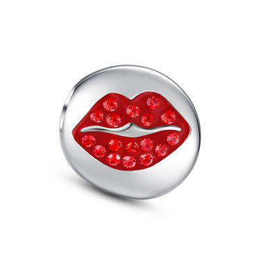 "KISS" LIPS CHARM - SWAROVSKI