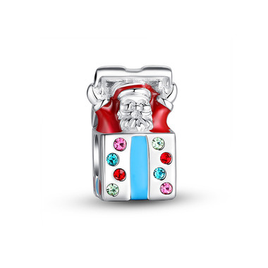 SANTA JACK-IN-THE-BOX CHARM - SWAROVSKI