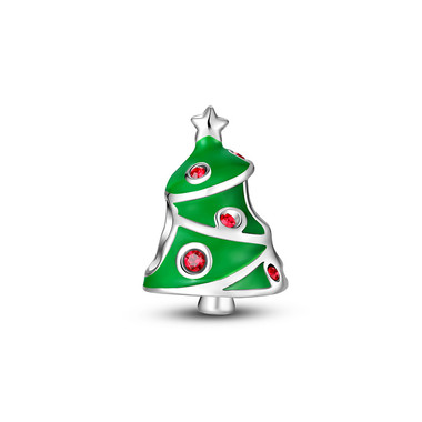 ENAMEL CHRISTMAS TREE CHARM