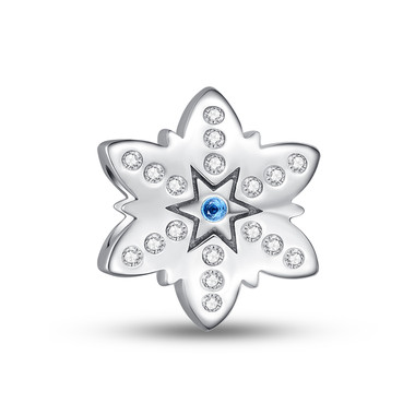 "WISH" SNOWFLAKE CHARM