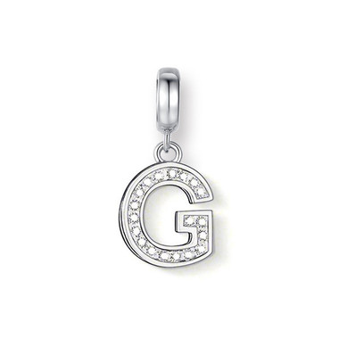 CRYSTAL "G" DANGLE CHARM