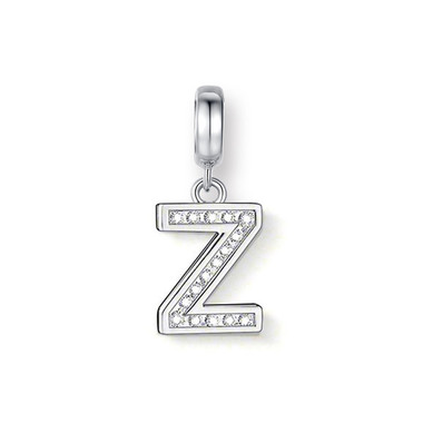 CRYSTAL "Z" DANGLE CHARM