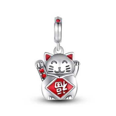 LUCKY CAT SWAROVSKI Charm